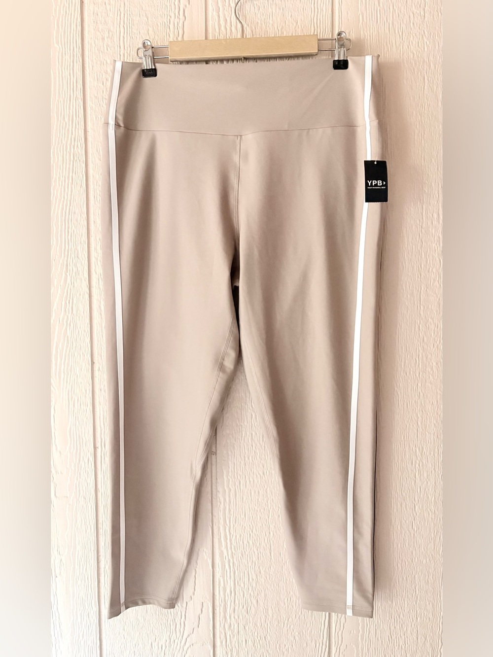 YPB Abercrombie sculptLUX Pocket Leggings XXL Ultra High Rise 7/8 NWT Beige